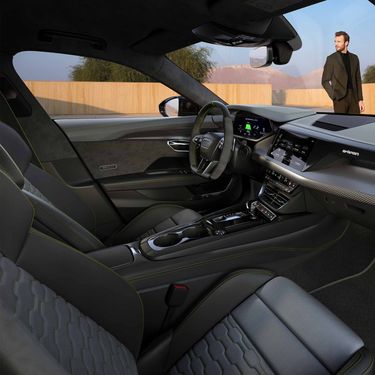 Audi e-tron GT interior with Audi exclusive