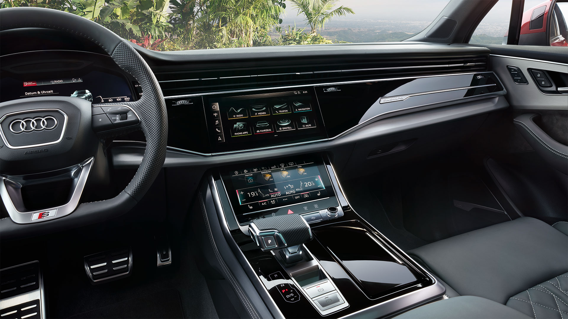 MMI Navigation plus mit MMI touch im Audi Q7